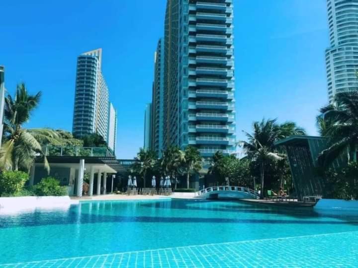2 ห้องนอน 2 ห้องน้ำ Seaview Jomtien ชั้น18 Lejlighed Eksteriør billede