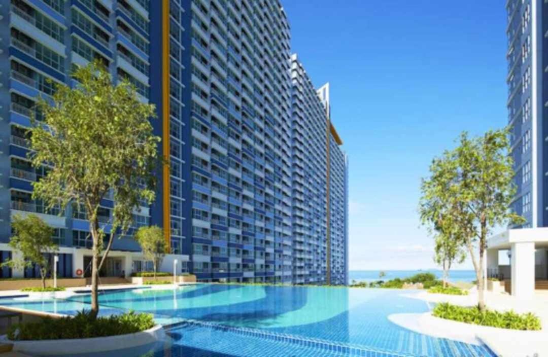 2 ห้องนอน 2 ห้องน้ำ Seaview Jomtien ชั้น18 Lejlighed Eksteriør billede