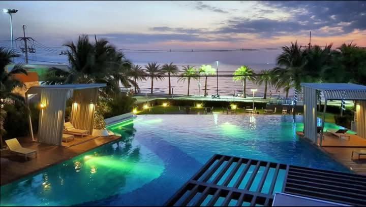 2 ห้องนอน 2 ห้องน้ำ Seaview Jomtien ชั้น18 Lejlighed Eksteriør billede
